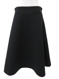 FOXEY BOUTIQUE　スカート クロスフレア　41769　ブラックブラック　42　'21年増産　A1【中古】