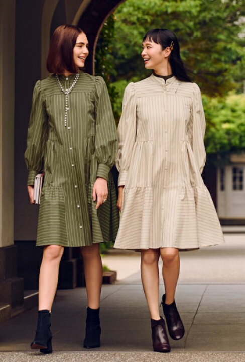 楽天市場】FOXEY NEW YORK アイビードレス 43823 オリーブ 