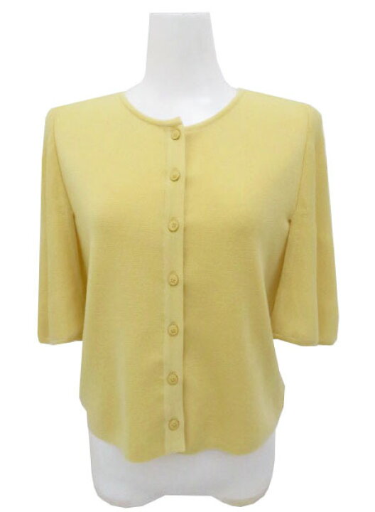 フォクシー《Gracia Cardigan》カモミール 40 うろたえる