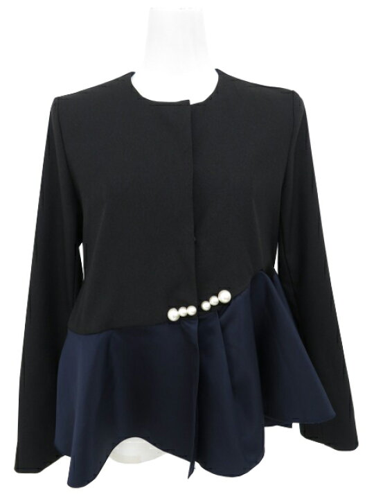 楽天市場】hue DAY TO EVENING パールペプラム 