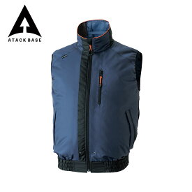 空調風神服 EFウェア ベスト 空調ベスト メンズ レディース ファン対応ウェア 半袖 撥水 遮熱 涼しい 作業服 ワークウエア アウター 作業着 上着 春 夏 空調ウェア 熱中症対策 アタックベース The tough ファン無し