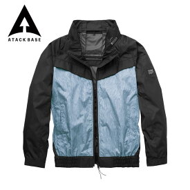 空調風神服 EFウェア チタン長袖ジャケット 空調ジャンパー メンズ レディース ファン対応ウェア ジャンパー 極涼 -7.3℃ 撥水 UVカット 遮熱 涼しい 作業服 ワークウエア アウター 作業着 上着 春 夏 空調ウェア 熱中症対策 アタックベース The tough ファン無し