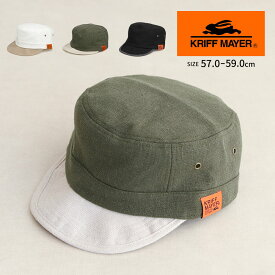 クリフメイヤー 配色 ワークキャップ メンズ 帽子 レディース ブランド キャップ メンズ アメカジ UV対策 日よけ 日焼け防止 夏用 蒸れにくい アウトドア フェス キャンプ シンプル ワンポイント 黒 ブラック アイボリー ダークグリーン ds1733