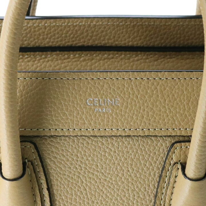 楽天市場】CELINE【セリーヌ】ラゲージ ナノスリ/SV金具ドラムドカーフ  