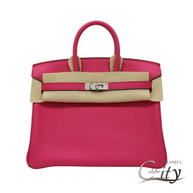 HERMES【エルメス】バーキン 25 スイフトローズエクストリーム/シルバー金具Z刻印【USED】