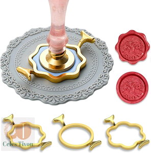 シーリングスタンプ シーリングワックス 専用フレーム 6点セット シーリングスタンプ ヘッド 人気 おしゃれ かわいい 封蝋専門道具 シーリングスタンプ セット ワックスシールスタンプリン