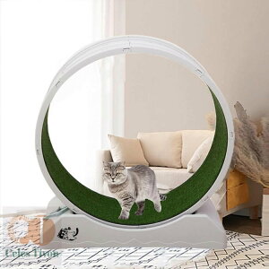 キャットホイール 猫 回し車 ロック装置内蔵 静音低ノイズ 猫専用ルームランナー 猫 ランニングホイール キャットウォーク 運動不足解消 ストレス解消 キャットランニングマシン 大型猫用