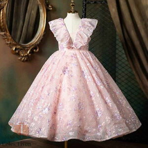 新品子供ドレス フォーマルピアノ発表会ドレス キッズ フォーマルドレス 子どもドレス ジュニアドレス 女の子ワンピース 子供服 二次会 結婚式