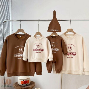 親子 ペアルック 赤ちゃん トレーナー 秋 冬 親子 ペアルック 綿 男の子 女の子 パパ ママ 娘 息子 親子ペアルック トップス リンクコーデ 親子ペア 長袖 カップル 双子 コーデ ベビー キッズ