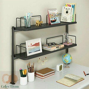 卓上ラック クランプ式机上ラック 多機能 小物整理 卓上収納デスク デスク上収納ラック 卓上 棚 書架 机上本棚 丈夫 デスク上置棚 収納デスク上置棚 文具用品収納 小物整理 省スペース 空間