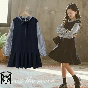 卒業式 小学校女子 卒服 ワンピース 女の子 韓国 卒服 女子 小学校 卒業式 ワンピース 女の子 子供ドレス 長袖 ストライプ フォーマル キッズ ジュニア 女の子 150 160 高校生 入学式 発表会 お