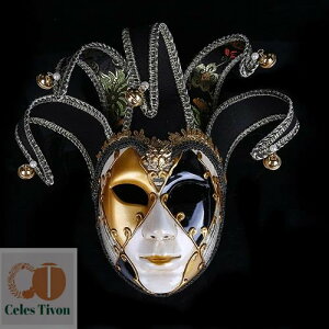 マスク 仮面 お面 コスプレ ピエロ レディース ハロウィン コスチューム ベネチアン ハロウィーン halloween マスカレード 復活祭 パーティー イベント 忘年会 クリスマス 仮装 個性 舞台