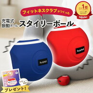 【最強配送】スタイリーボール レッド ネイビー ルネサンス 振動式 電動マッサージ 5段階調整 SLB-100