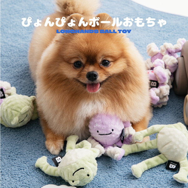 送料無料 / BITE ME バイトミー ボールトイ タコ カエル 犬 おもちゃ 小型犬 超小型犬 犬用おもちゃ ピーピー 音入り ボール ぬいぐるみトイ 投げるおもちゃ 引っ張りっこ ドッグトイ 韓国 人気