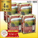 送料無料 《箱ワイン》バルデモンテ レッド 3L×4箱ケース (4箱入)赤ワインセット ボックスワイン BOX BIB バッグインボックス 長S 大容量