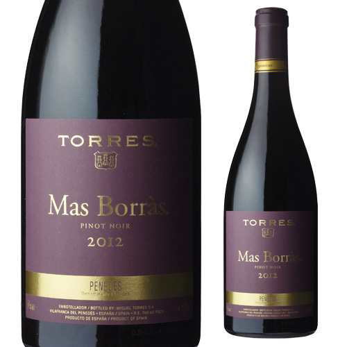 トーレスの誇る単一畑のプレミアムワイン トーレスマス ボラス ピノ ノワール  2012  750ml  赤ワイン  スペイン   カタルーニャ 母の日 父の日