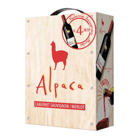 《箱ワイン》アルパカ カベルネソーヴィニヨン メルロー 3L BIB 3000ml チリ 赤ワイン 辛口 BOXワイン バッグインボックス 長S 父の日 手土産 お祝い ギフト