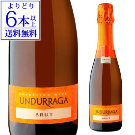 【よりどり6本以上送料無料】ウンドラーガ スパークリングワイン ブリュット 375ml ハーフ スパークリングワイン 白泡 辛口 チリ 長S 父の日 手土産 お祝い ワイン ギフト