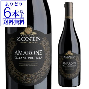 【誰でもP5倍 10/30〜/31】【よりどり6本以上送料無料】ゾーニン アマローネ デッラ ヴァルポリチェッラ 750ml DOCGアマローネ デッラ ヴァルポリチェッラ フルボディ 赤ワイン 長S 手土産 お祝い