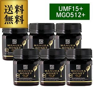 }kJnj[ UMF15{ MGO512{ 250g×6 }kJ v~Anj[ UMF15 MGO Mtg MANUKA HONEY ݂͂ I n`~c M _ S hV̓ nEB