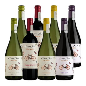 送料無料 1本当り1,150円(税込)コノスル オーガニック4シリーズ8本セットワインセット ワイン ビオ BIO 送料無料 手土産 お祝い ギフト お歳暮 御歳暮