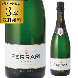 送料無料 1本あたり4,034円（税込） フェッラーリ (フェラーリ) ブリュット NV 正規750ml スパークリングワイン セット ワインセット イタリア 送料無料 手土産 お祝い 辛口 ワイン ギフト 浜運A お歳暮 御歳暮【ポイント対象外】