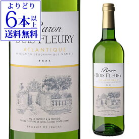 【よりどり6本以上送料無料】バロン ド ボワ フルーリー ホワイト トゥティアック 750mlフランス アトランティック ソーヴィニヨンブラン 辛口 白ワイン 浜運A ワイン