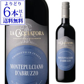 【誰でもP10倍 お買い物マラソン中】【よりどり6本以上送料無料】モンテプルチアーノ ダブルッツォ ラ カチャトーラ 750mlイタリア 辛口 ギフト プレゼント 赤ワイン 浜運A