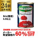 (メーカー希望小売11,280円→処分価格4,512円 訳あり 在庫処分 アウトレット) トマト缶 カットトマト 400g×24缶 ソルレオーネ イタリア 完熟トマト RSL