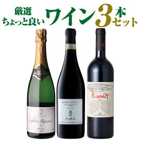 【送料無料 】フェンディ創始者が手掛ける伊・最高級ワイン「アマローネ」入！ちょっと良いワイン3本セットワインセット イタリア フランス 飲み比べ 浜運A【ポイント対象外】
