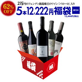 中身が見えるスペシャルワイン5本福袋12,222円(税別) 送料無料 赤ワイン5本入り お歳暮 御歳暮 浜運