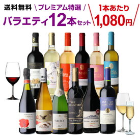 【1本あたり1,080円 送料無料】プレミアム特選ワイン12本セット 70弾赤ワインセット 白ワインセット スパークリングワインセット ワインセット 厳選 ギフト パーティー プレゼント 飲み比べ 浜運 ワイン