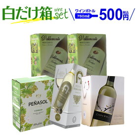 ボトル換算500円 送料無料 《箱ワイン》 4種5箱の白箱ワインセット 27弾 白ワイン セット 白 箱ワイン BOX BIB 長S 白ワインセット 送料無料 手土産 お祝い ギフト ワイン