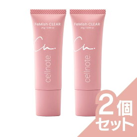 【10％ポイントバック 4/30 9:59まで】FeMish CLEAR フェミッシュクリア 25g 2個セット10%OFF デリケートゾーン用 薬用 美白 くすみケア クリーム【セルノート公式】 フェムケア VIO バストトップ 乳首 お尻 脇 美白ピンク 黒ずみ 保湿 医薬部外品