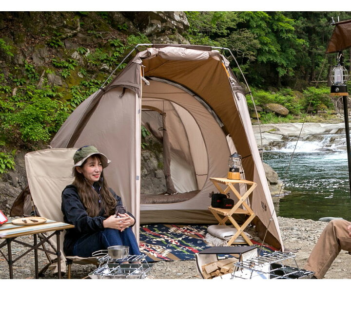 楽天市場】ロゴス LOGOS テント 2人用テント Tradcanvas リビング・DUO  