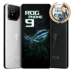 ASUS ROG Phone 9 O[oŁ Qualcomm Snapdragon 8 Elite Mobile Platform 4.3GHz, 64-bit IN^RAARAM16GBAXg[W512GBySIMt[X}z No.1I ZbNXz
