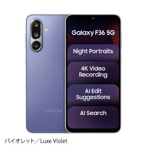 Samsung Galaxy F36 5G �s �O���[�o���� �t�C���h���ʃ��f���y �V�i �������� SIM�t���[�X�}�z �z