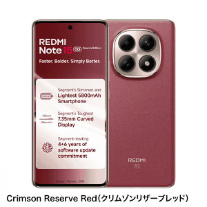 Xiaomi Redmi Note 15 5G ( Special Edition ) �s�C���h�Łt �y �V�i �������� SIM�t���[�X�}�z �z