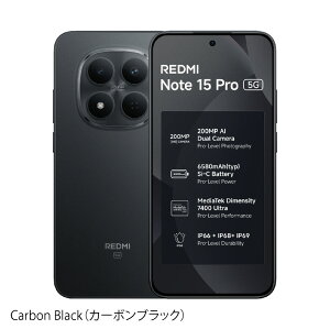 Xiaomi Redmi Note 15 Pro 5G�s�O���[�o���Łt �y �V�i �������� SIM�t���[�X�}�z �z