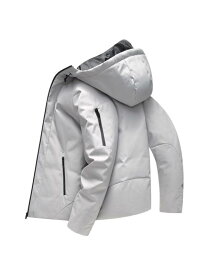 メンズ 秋冬 フード付き ダウンジャケット 暖か 厚手 鴨ダウン スタイリッシュ 保暖 上着 軽量 吸湿速乾