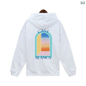 パーカー 男女兼用 秋冬 ゆったり フード付き スウェット フリース 素材 トレンド デザイン ストリート ファッション プルオーバー クルーネック ロング丈 オーバーサイズ コットン 混 吸湿速乾 軽量 暖か 防寒 日常使い 通勤 通学 アウトドア