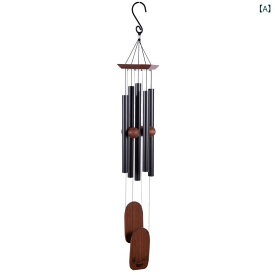 風鈴 金属製 アルミパイプ ミュージックウィンドチャイム ハンギングデコレーション インテリア雑貨 室内装飾 ガーデン飾り 吊り下げタイプ 優しい音色 装飾品 部屋用 庭園用 音鳴らし 美しい響き