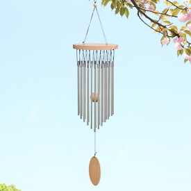 風鈴 男女兼用 春夏 インテリア 掛飾り 金属 実木 アルミ管 22管 クリエイティブ デザイン ホームデコレーション ギフト 雑貨 室内 バルコニー ガーデン 庭園
