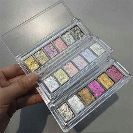 レディース ネイル キラキラパウダーセット オーロラパウダー ミラーパウダー フラッシュパウダー ラメシークイン 固形ブリング泥 云錦パウダー メラードパウダー 6点入り