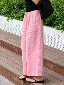 レディース ワイドパンツ ウエストゴム アンクル丈 9分丈 ゆったり リラックス カジュアル 薄手 着回し 万能 体型カバー 楽ちん デイリー 春 夏 秋