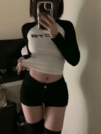 レディース デニムショートパンツ ホットパンツ ハイウエスト ストレッチ Aライン 細見え タイト セクシー 着痩せ 美脚 スタイルアップ トレンド カジュアル ギャル 辛口 夏 ボトムス ジーパン 短パン
