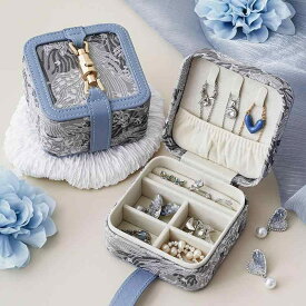 レディース ジュエリーボックス アクセサリーケース 刺繍 レトロ 上品 持ち運び コンパクト 携帯用 ピアス ネックレス 指輪 リング 収納ケース 小物入れ 大容量 高見え 整理整頓 トラベル 旅行用 かわいい