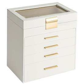 レディース ジュエリーボックス 大容量 多層 ピアス リング ネックレス ブレスレット ジュエリー収納 小物入れ アクセサリーケース 高見え 上品 きれいめ シンプル おしゃれ かわいい インテリア 誕生日 プレゼント ギフト 贈り物