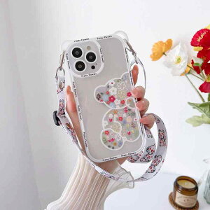 ���f�B�[�X �X�}�z�P�[�X �N���A ���� �ԕ� �N�} �V�����_�[�X�g���b�v�t�� ���|�� �΂ߊ|�� iPhone17 iPhone16 iPhone15 Pro Max iPhone14 �Ή� ��l���� �����h�~ �֗� �؍��� �������