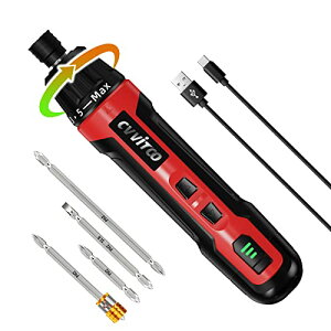CVVITOO 3.6V �R�[�h���X�d���h���C�o�[:6N.m�g���N�����\�ȏ[�d���~�j�R�[�h���X�h���C�o�[�AType-C�A�ƒ�pDIY/����g�ݗ���/�Ɠd�C��/�d���@����/����/���S�Ҍ����d���H��